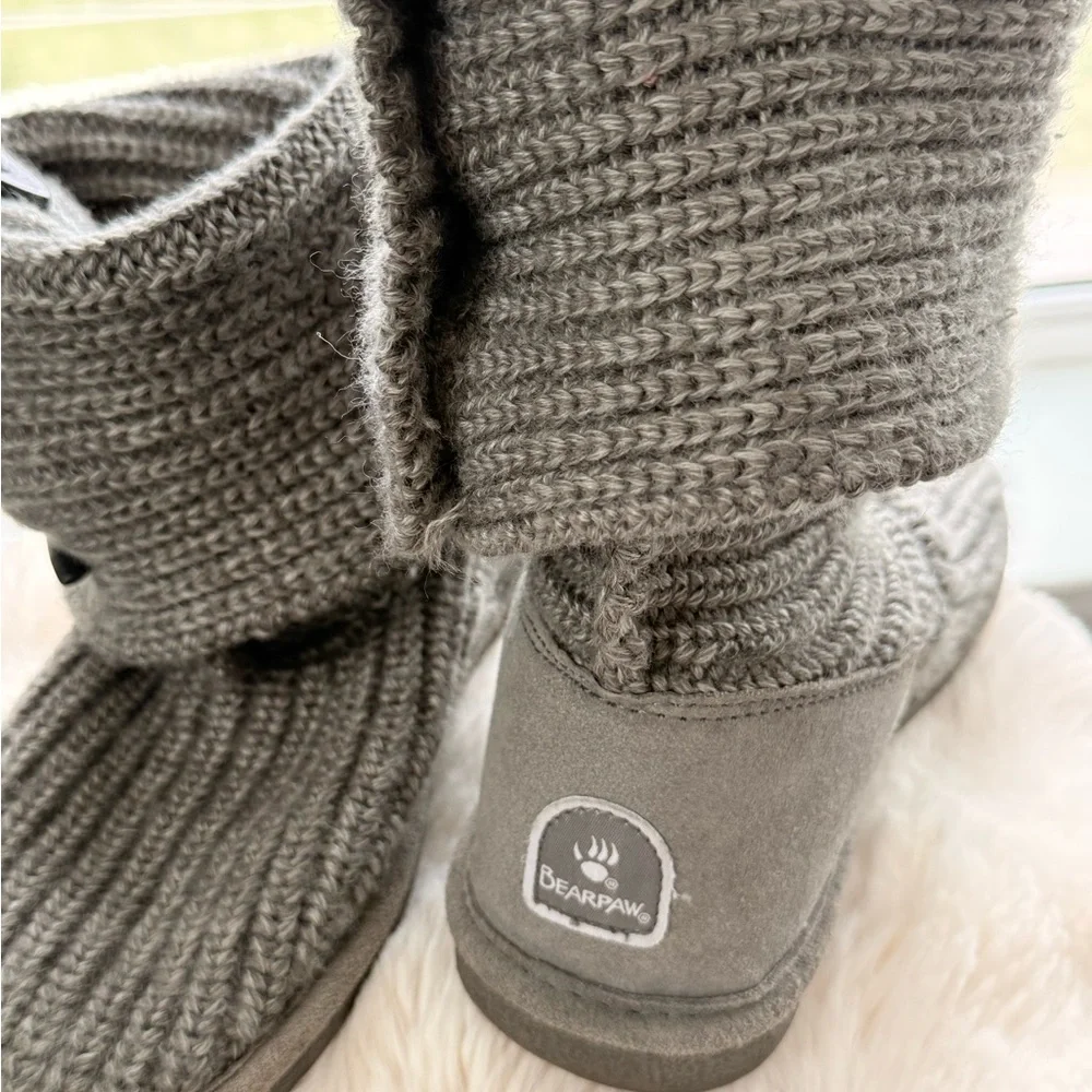 Women’s BearPaw Sweater Knit boots sz 7 - Picture 4 of 6